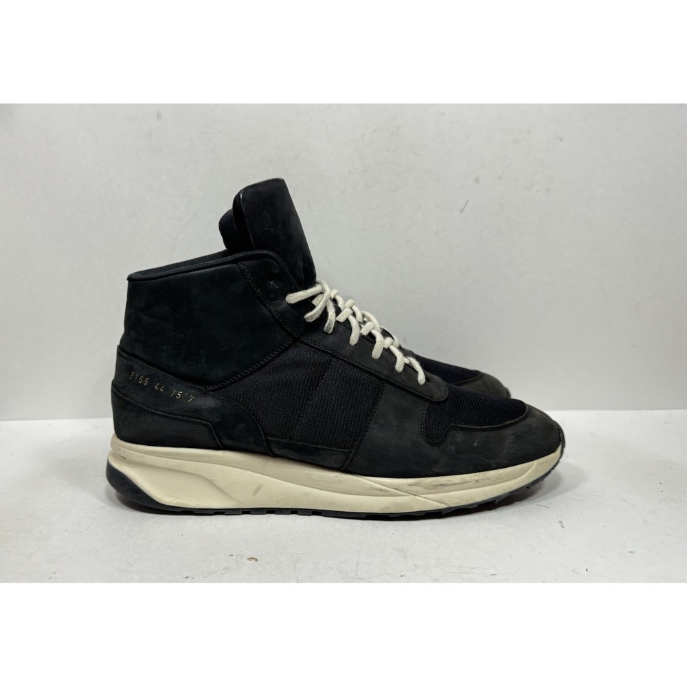 Common Projects Track Vintage Mid‎ Black Men's Size 11 US / 44 EU Shoes Sneakers